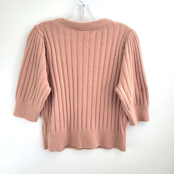 FREE PEOPLE Sloane 3/4 Sleeve Knit Cardigan Sweater - Picture 11 of 16